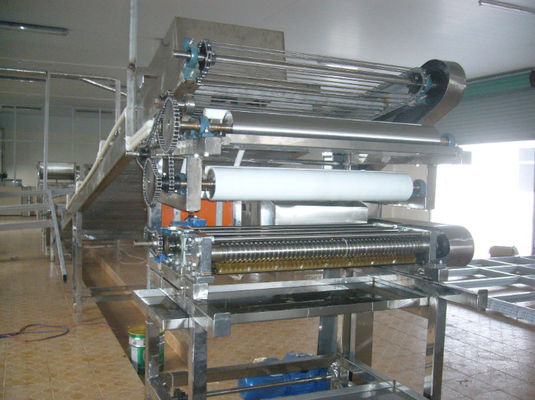 China Tallarines frescos automáticos que hacen la cadena de producción de máquina proveedor proveedor