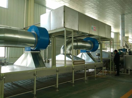 China Cadena de producción de los tallarines inmediatos del vapor, tallarines materiales de los SS que hacen la máquina proveedor