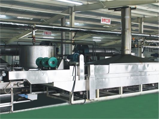 China Tallarines automáticos de la tecnología avanzada que hacen la máquina, cadena de producción frita de los tallarines inmediatos proveedor