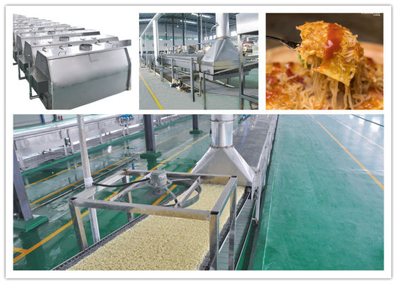 China la harina del maíz o de trigo no frió las máquinas de la cadena y de los tallarines de producción de los tallarines inmediatos proveedor