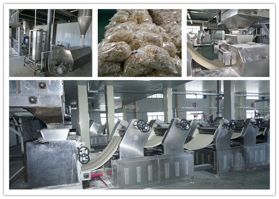 China Tallarines frescos automáticos modificados para requisitos particulares que hacen la máquina, tallarines de Ramen que hacen la máquina proveedor