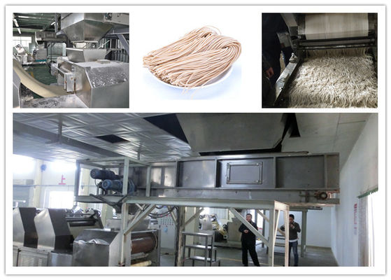 China Tallarines frescos de la harina de maíz de los Ss que hacen la máquina/la cadena de producción en 75kw proveedor