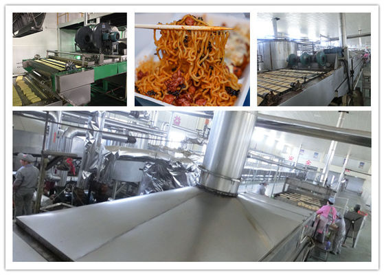 China Modificar los tallarines inmediatos fritos del bocado para requisitos particulares que fabrican la producción de poco ruido de la máquina proveedor