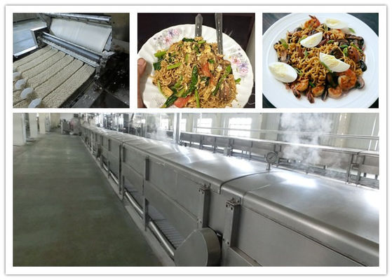 China Tallarines automáticos de alta velocidad que hacen la máquina para la producción frita de los tallarines inmediatos proveedor