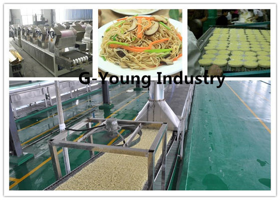 China Producción frita grande de los tallarines de la máquina de proceso de los tallarines de la capacidad fácil actuar proveedor