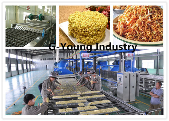 China Aceite que fríe los tallarines automáticos que hacen la máquina para la fabricación frita de los tallarines inmediatos proveedor