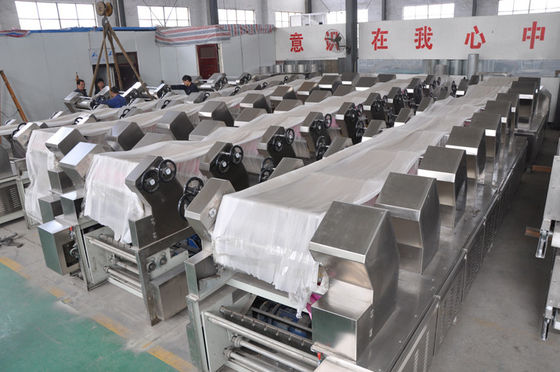 China Tallarines inmediatos no fritos que hacen máquina el material fuerte del acero inoxidable proveedor