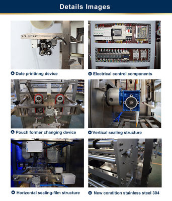 China Soporte la empaquetadora de la bolsa de la salsa, empaquetadora de la pasta de tomate del poder de 220V 50HZ proveedor