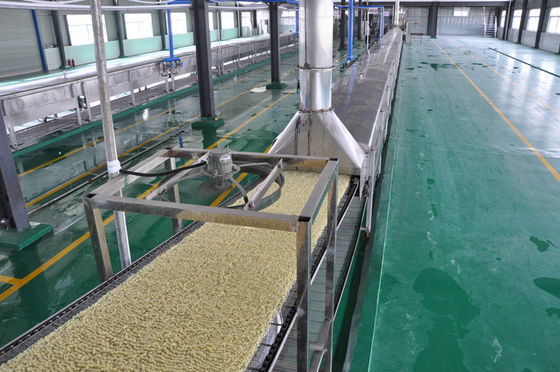 Cadena de producción frita eléctrica de los tallarines inmediatos de la harina de trigo equipo proveedor